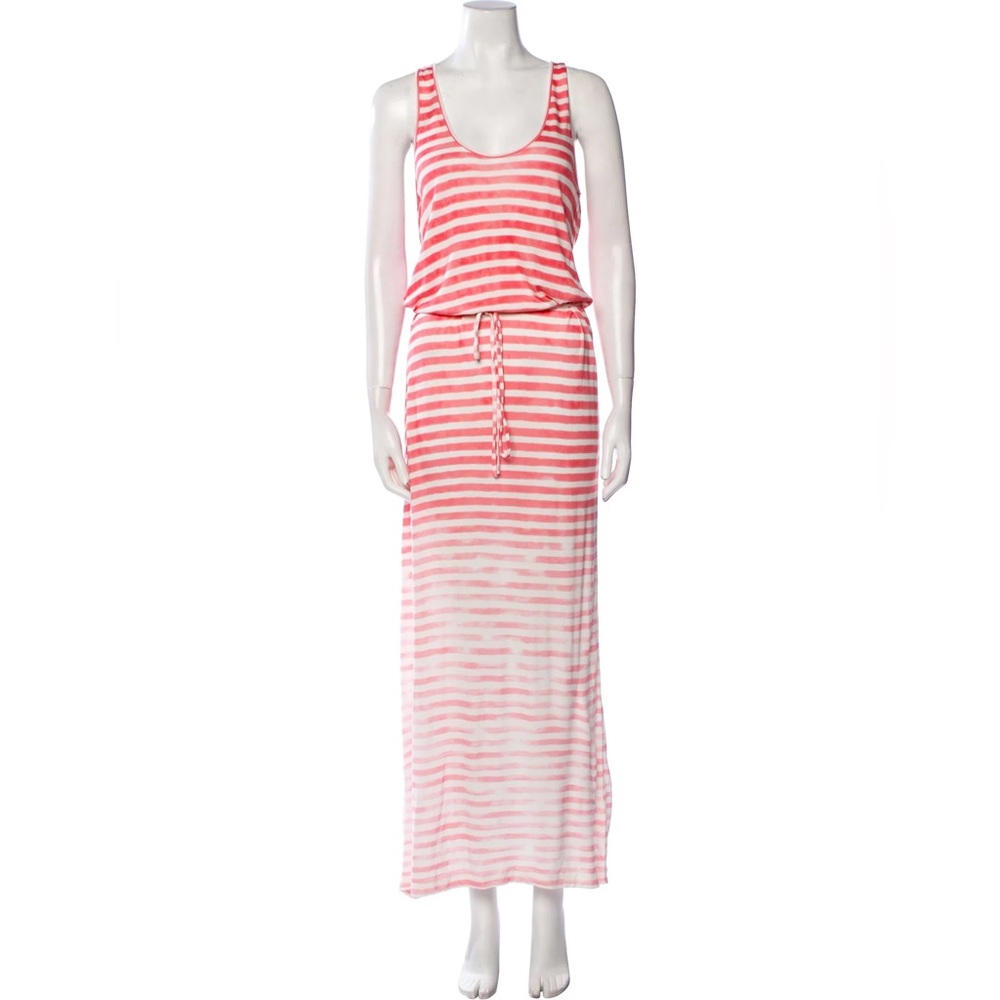 Joie Pink & White Striped Maxi Dress – Size M – Like New